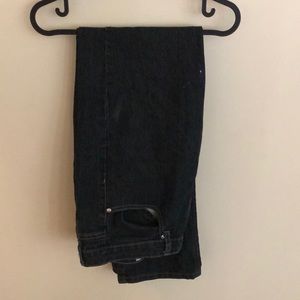 Dark women’s blue jeans
